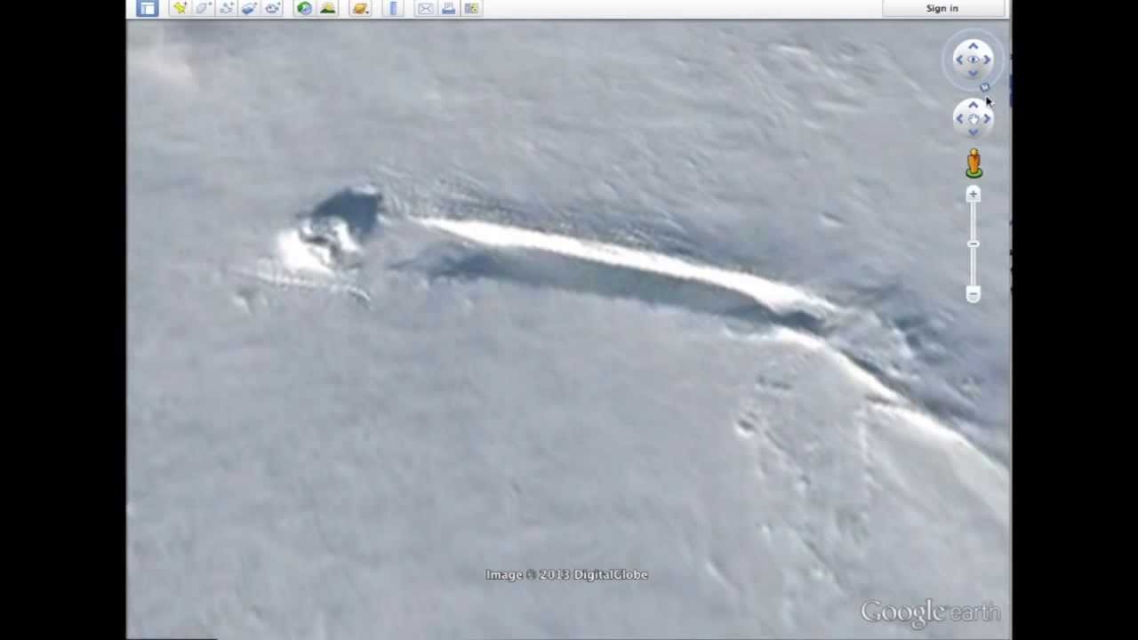 Antarctic ‘UFO’ Spotted on Google Maps