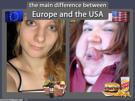 Differences between Europe and the USA