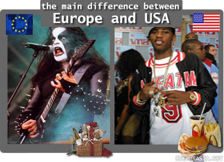 Differences between Europe and the USA