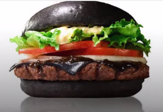 The fast food chain is also introducing an Aka Samurai Beef burger that will also be red but with hamburger instead of chicken.