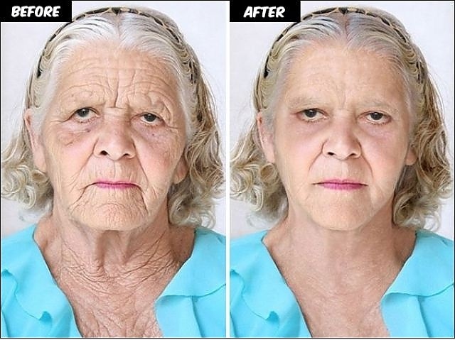 photoshop makeup before after - Before After