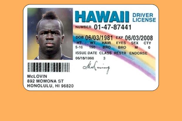 Random drivers licence