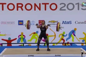 Woman collapses weightlifting at the Pan Am Games