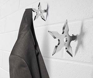 Ninja Star Coat Hanger- 7.82