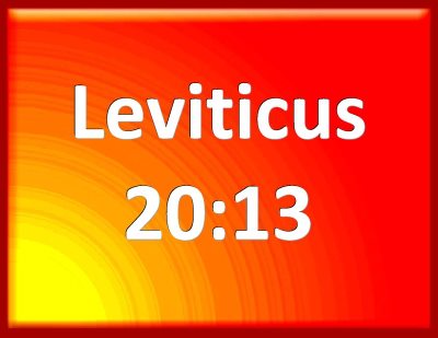 Leviticus 20:13