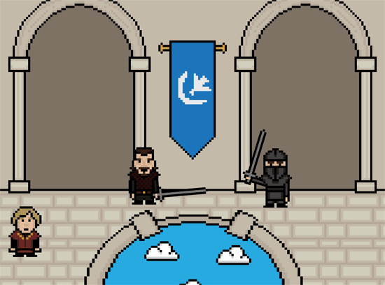 Brutal Game of Thrones Deaths as 8-bit .gifs