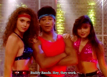 saved by the bell buddy bands gif - Buddy Bands. Hey, they work.