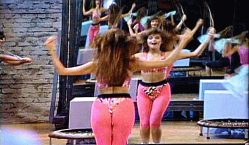 saved by the bell workout gif