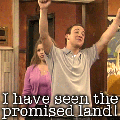 boy meets world funny gif - I have seen the promised land!