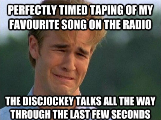 30 First World Problems Of The 90'S
