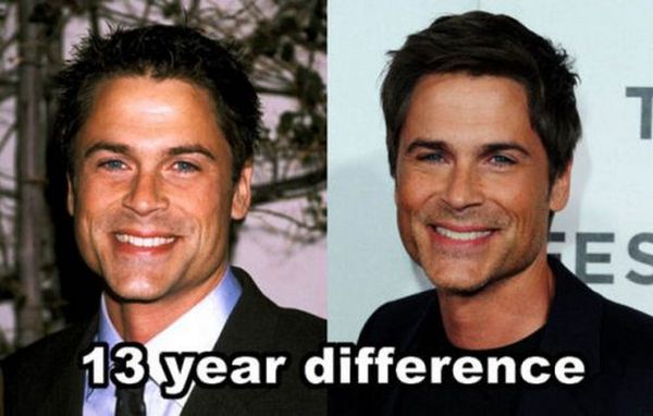 rob lowe age 13 - Fes 13 year difference