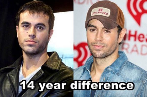 enrique iglesias doesnt age - LANco He Ad 14 year difference