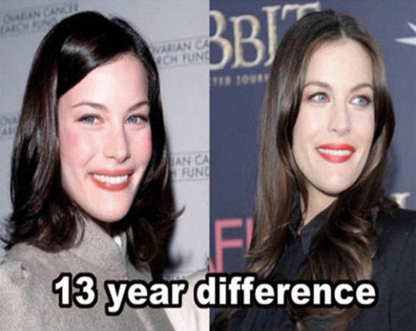 liv tyler old - Ancang Aio Bb An Ca Fund 13 year difference