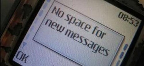 No space for new messages