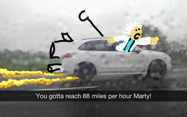 You gotta reach 88 miles per hour Marty!