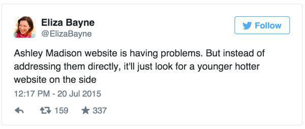 16 Funny Tweets About The Ashley Madison HACK