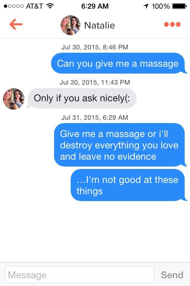 Guy's Unsuccessful Tinder Game is Hilarious