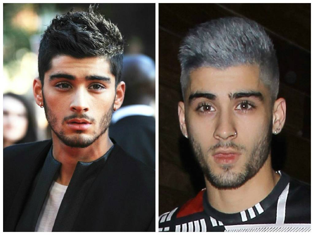 After leaving One Direction, Zayne Malik changed up his hair quite a bit, going from black to green to silver. Looks like he's embracing his new hair freedom.