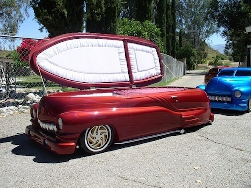 19 Most Insane Looking Coffins To Carry You Off In...