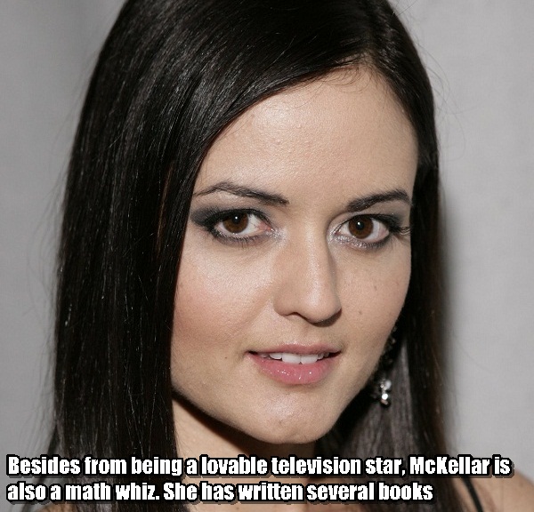 danica mckellar - Besides from being a lovable television star. McKellaris also a math whiz. She has written several books