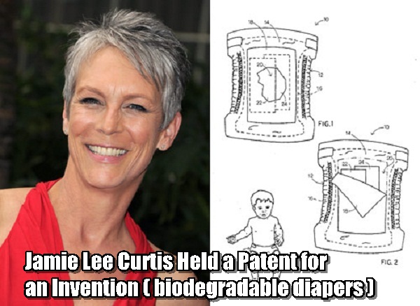 smile - Cz Jamie Lee Curtis Helda Patent for an Invention biodegradable diapers
