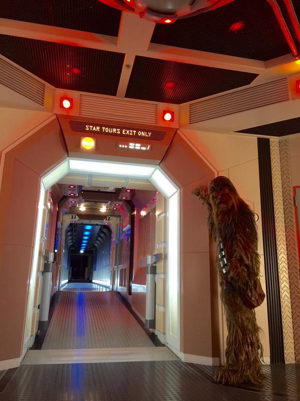college lighting - Star Tours Exit Only