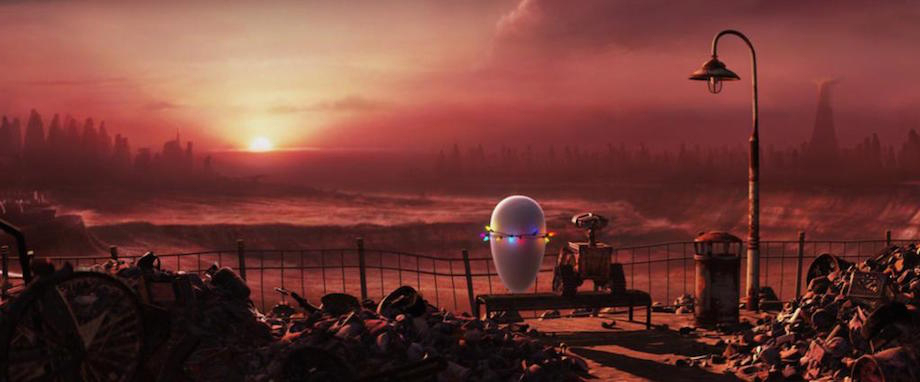 Wall-E

As Wall-E leaves Earth’s atmosphere he collides with a satellite. It is in fact the Russian made Sputnik I, which in 1957 was the first man-made object to achieve orbit around Earth.
