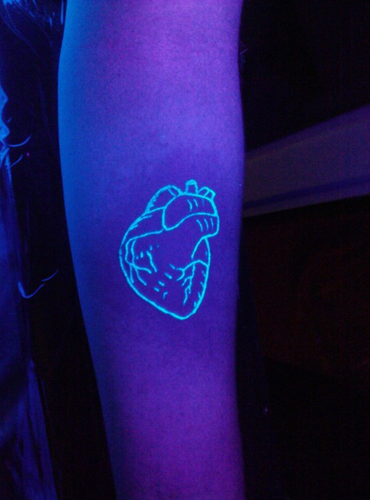 24 WILD Work-Safe Glowing White-Ink Tattoos!