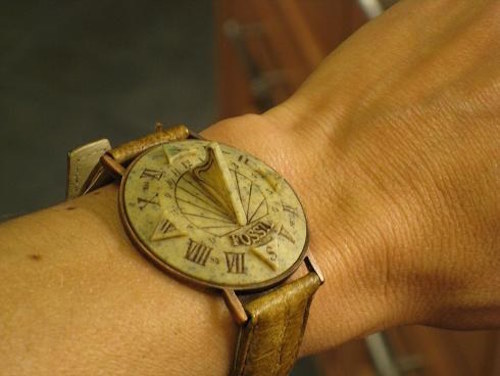 sun dial wrist watch