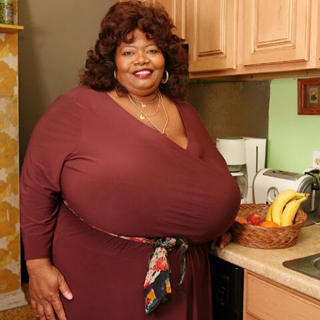 The largest all natural breasts in the world belong to Annie Hawkins-Turner (aka Norma Stitz) of the USA.

They measure 70 inches around, 43 inches under, and would technically be supported in a 48V bra, if they made that size. She suffers from gigantomastia—a slow but steady growth of breast and fat tissue.