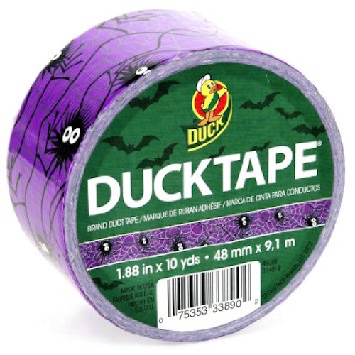 Ducktape...I don’t need spooky Duck Tape. No one does. F*ck off.Out of all of the holidays that happen during the year, there are only two where it is considered socially acceptable to go bonkers crazy with decorations — one is Christmas, and the other is Flag Day. But in a distant third is Halloween. Sure, All Hallow's Eve is no Flag Day, but it does lend itself to a season of spookiness that often means decorating houses and yards with lots of excessive crap that will stay in storage for 11 months out of the year (10 months if you count yourself amount the 6 million Americans that celebrate "Haunted Thanksgiving").