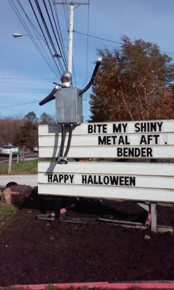 tree - Bite My Shiny Metal Aft. Bender Happy Halloween