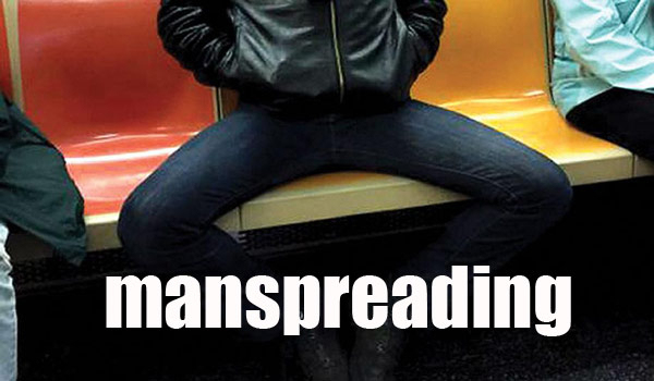 men spread - manspreading