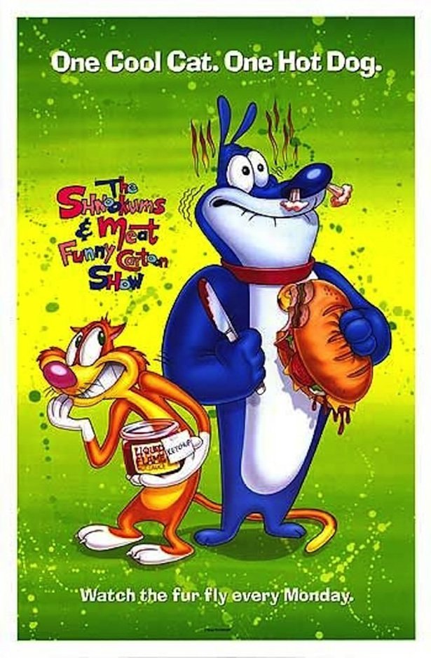 shnookums and meat funny cartoon show - One Cool Cat. One Hot Dog. Funny 210U Ceylfi Watch the fur fly every Monday