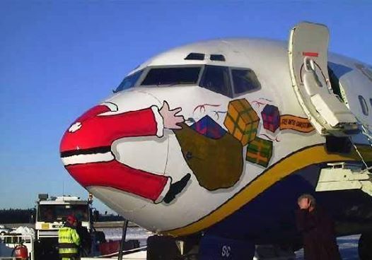 airplane christmas