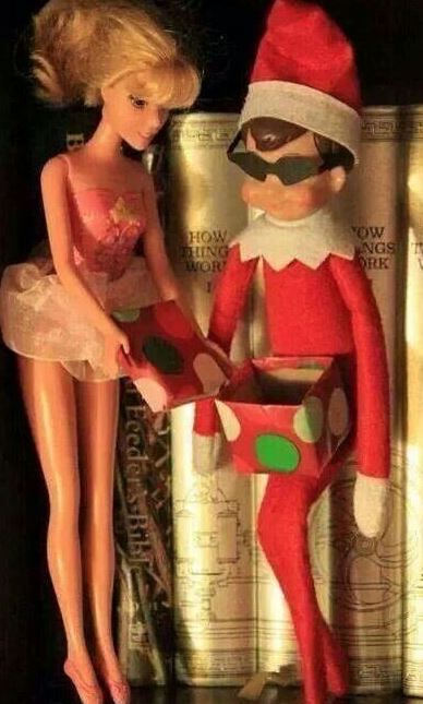 elf on the shelf and barbie dick - How Ing Nor Yow Ngste Ork Feede