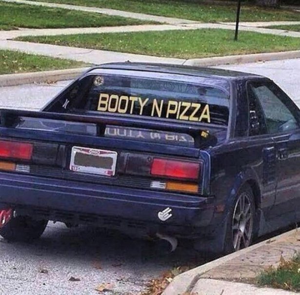 random sports car - Booty N Pizza Uuli
