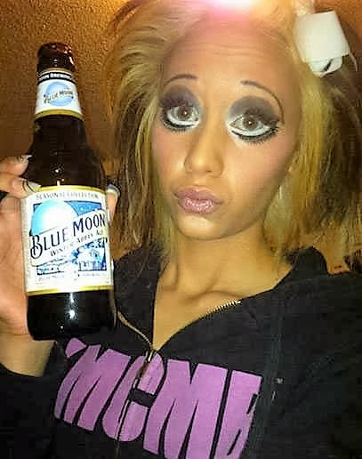 worst makeup fails - 1 . Blue Moon
