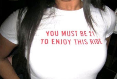 girls humor hotwife caption shirts - You Must Be 21 To Enjoy This Ride