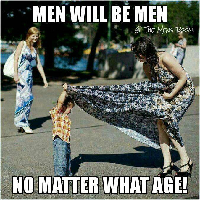 funny double meaning - Men Will B Men @ The Mens Room No Matter What Age!