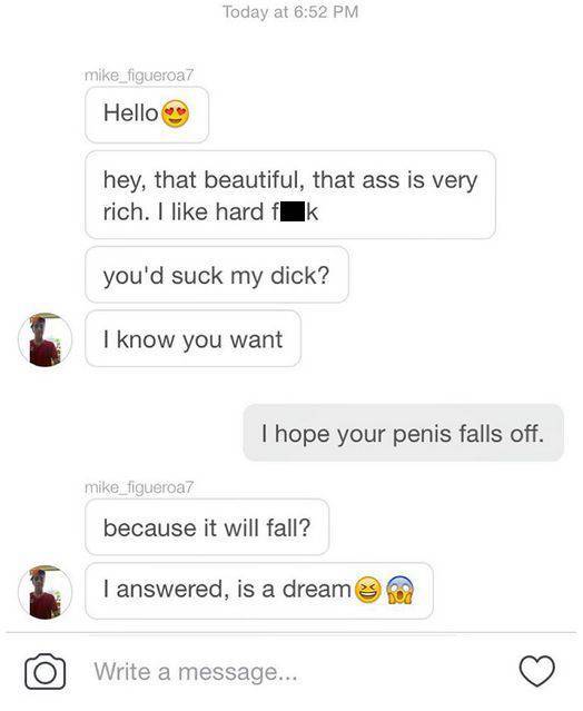 Porn Star Has Hilarious Responses For Unwanted Dick Pics On Instagram
