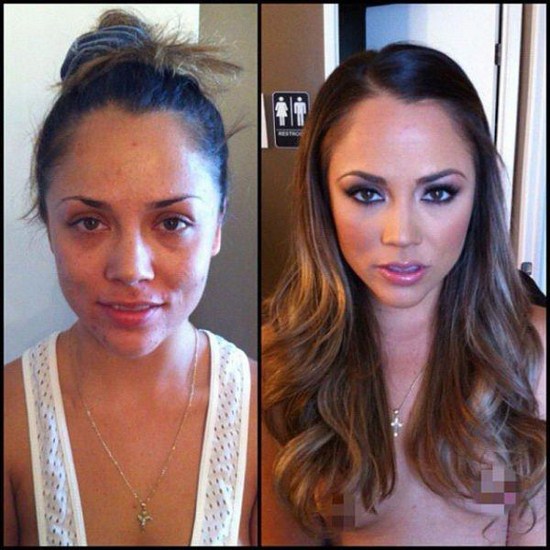 34 Porn Stars Before And After Makeup