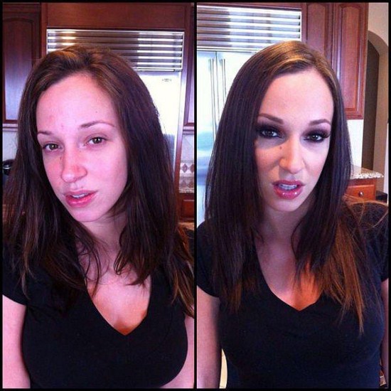 34 Porn Stars Before And After Makeup