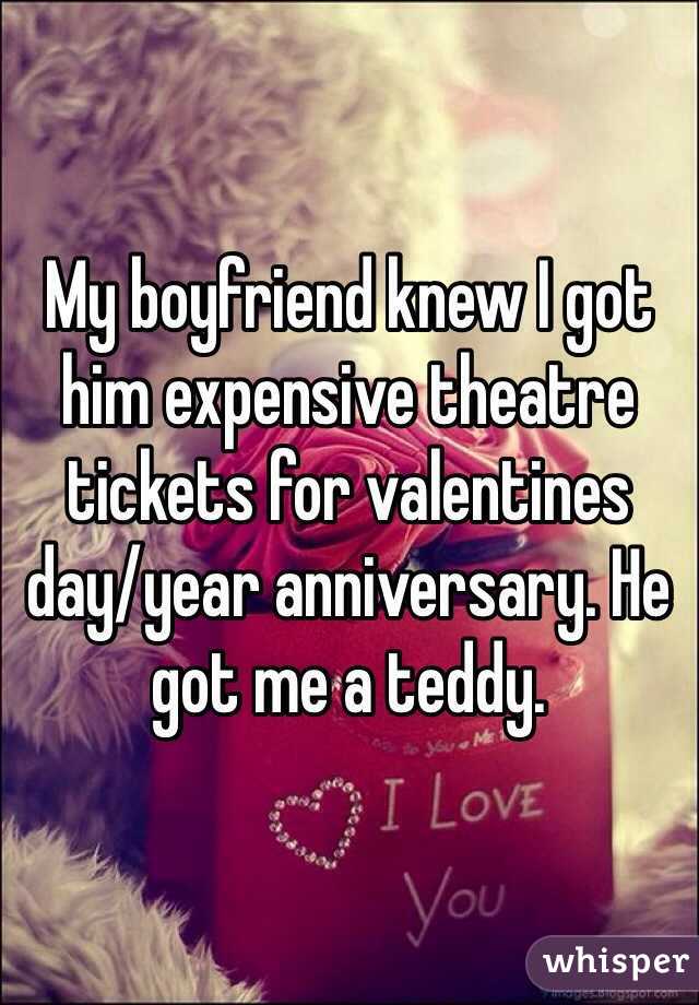 you don t have to forgive your abuser - My boyfriend knew I got him expensive theatre tickets for valentines dayyear anniversary. He got me a teddy Qi Love " You whisper C Otect