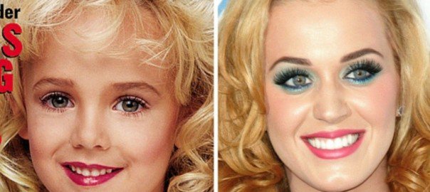 According to a report from US Magazine, a YouTube video by conspiracy theorist David Johnson claimed the JonBenét Ramsey murder was an elaborate hoax and that Perry has kept secret during her rise to fame.He also claims that “nobody died, nobody got hurt,” instead, Ramsey was sacrificed only in name, in return for becoming a star.JonBenet’s 