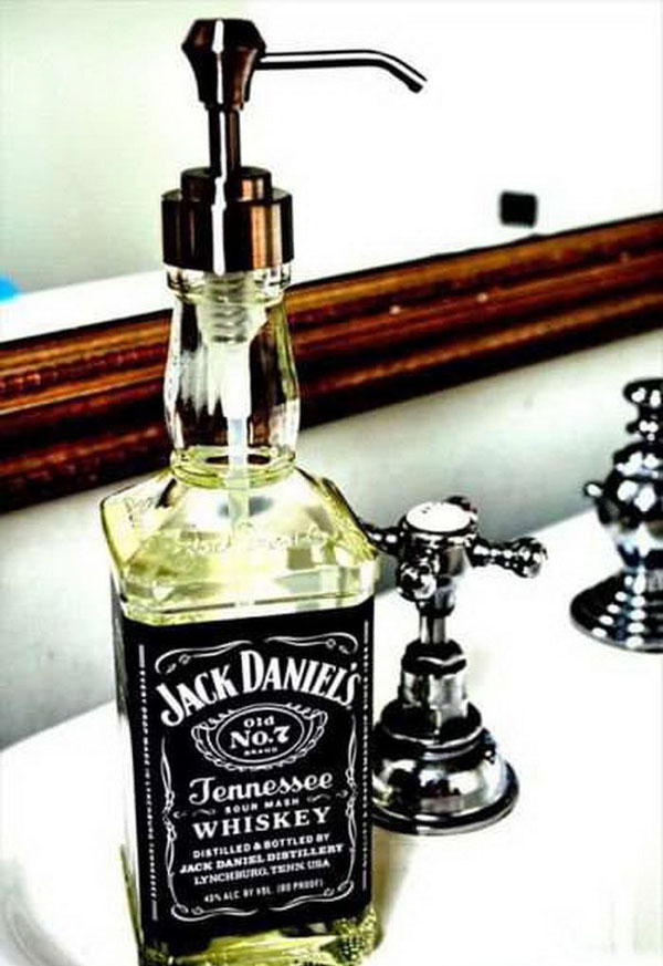 cool picture of a jack daniels soap dispenser