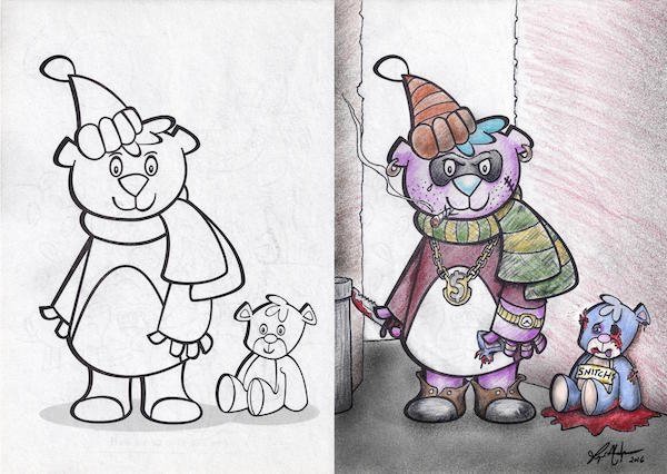 25 Corrupted coloring books are darkly brilliant!