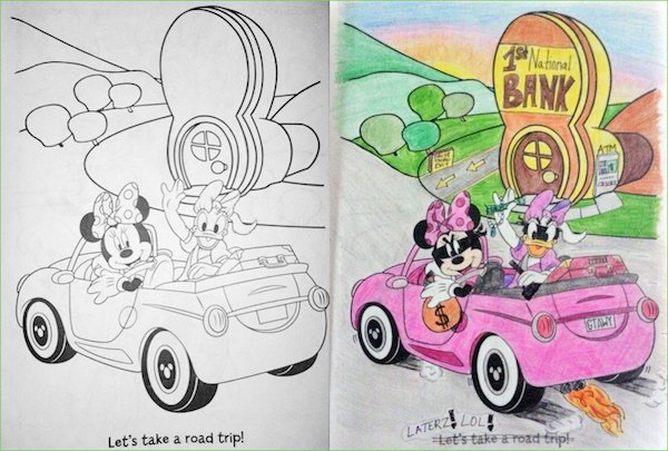 25 Corrupted coloring books are darkly brilliant!