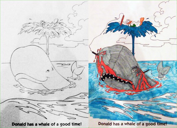 25 Corrupted coloring books are darkly brilliant!