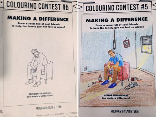 25 Corrupted coloring books are darkly brilliant!